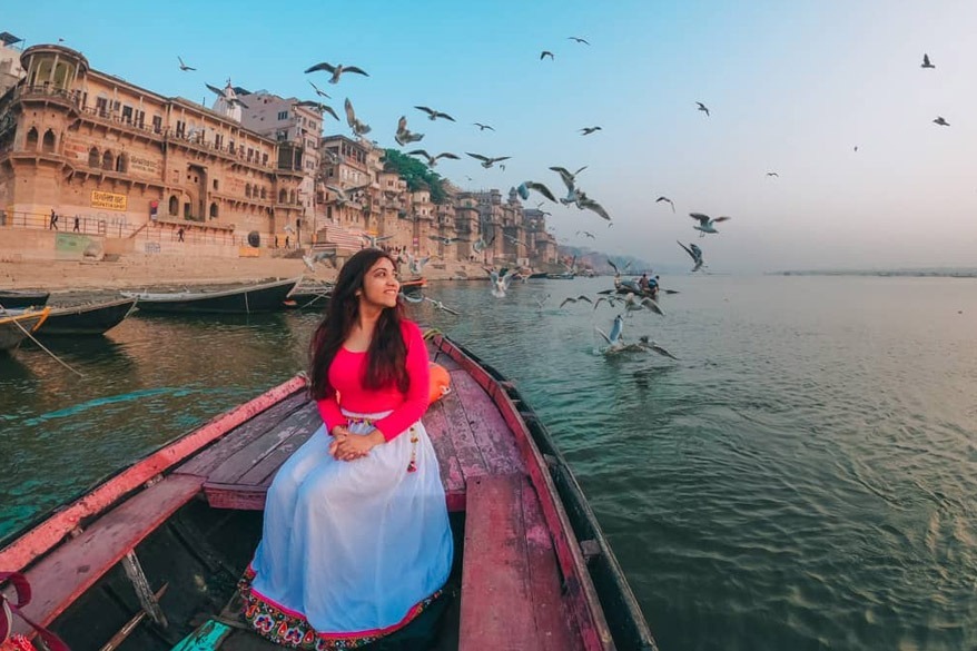 Private Boat Ride Booking in Varanasi | Boat Ride Varanasi 1 Private Boat Ride Booking Varanasi during sunrise on the Ganges River in Varanasi near Dashashwamedh Ghat